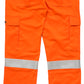 Covergalls Cargo Pant, Safety Orange in FR with 2" Silver Stripe
