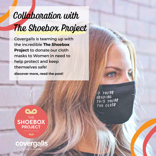 We at Covergalls have collaborated with the Shoebox Project!