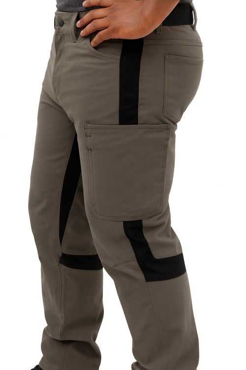 Men’s Ultra flexible work pants with 4-way stretch