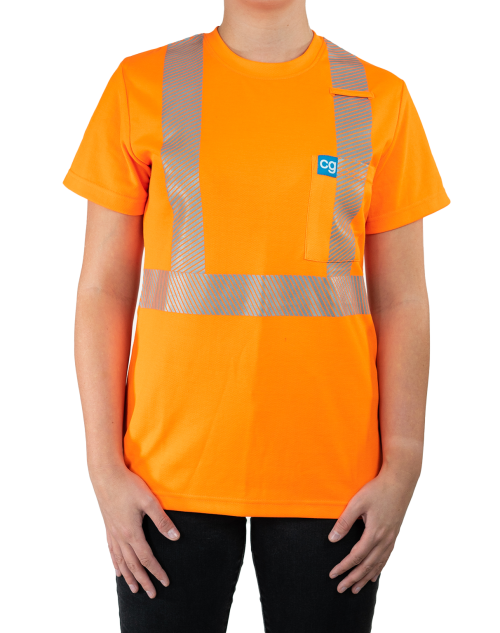 Sustainable W2W Short Sleeve High-Vis Shirt