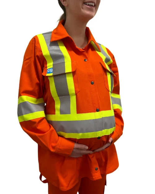 Maternity Long Sleeve Button-up