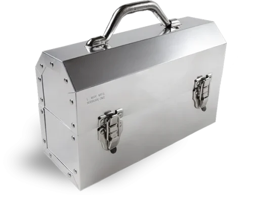 Original Miners Lunch Box Silver