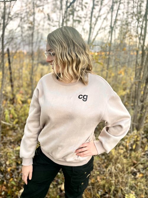 cg crewneck pull-over