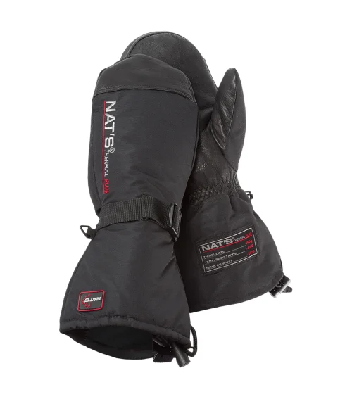 Deer Skin Mitts - Black