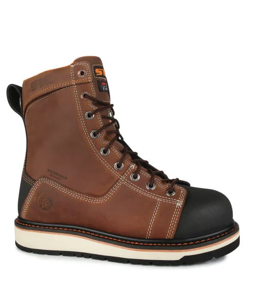 Blacksmith, Brown | 8” Leather Work Boots