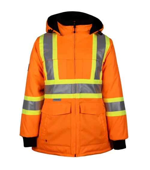 High-Visibility Lined Winter Parka