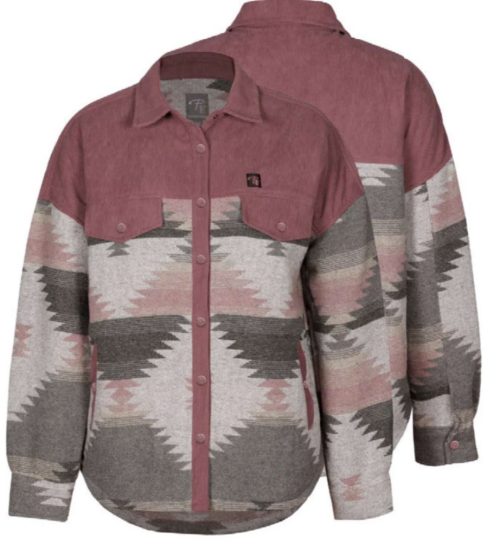 Corduroy and wool work shirt