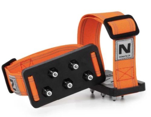 Industrial ice cleats with reflective