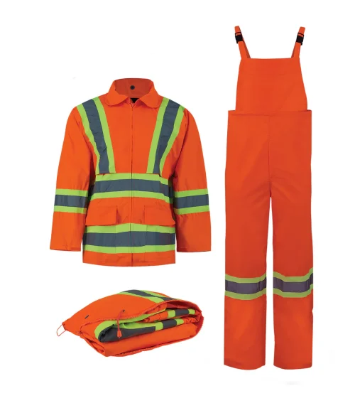 Waterproof set with 4" reflective strips